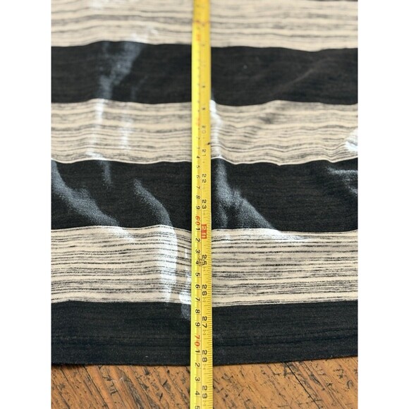 OT Revolution Shirt Mens Size Large Black Gray Heathered Stripe - Picture 7 of 8